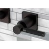 Kingston Brass KS6025DKL Wall Mount Tub Faucet, Oil Rubbed Bronze KS6025DKL